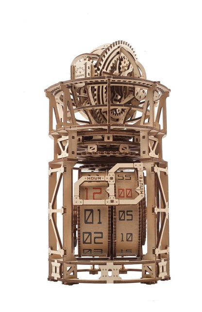 Ugears 3D-Holzpuzzle Tourbillon-Tischuhr Sternengucker Image 1