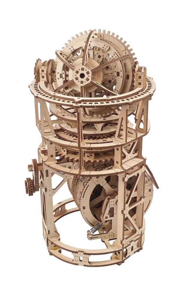 Ugears 3D-Holzpuzzle Tourbillon-Tischuhr Sternengucker Image 5