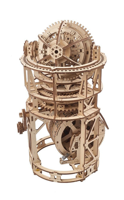 Ugears 3D-Holzpuzzle Tourbillon-Tischuhr Sternengucker Image 5