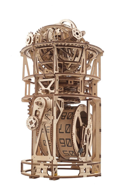 Ugears 3D-Holzpuzzle Tourbillon-Tischuhr Sternengucker Image 7