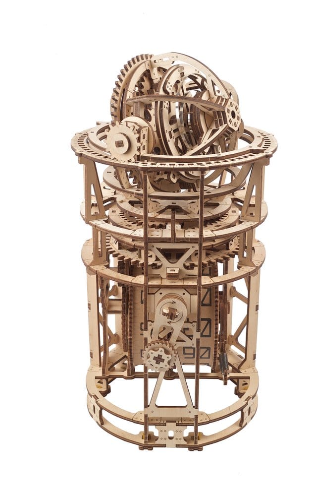 Ugears 3D-Holzpuzzle Tourbillon-Tischuhr Sternengucker Image 9