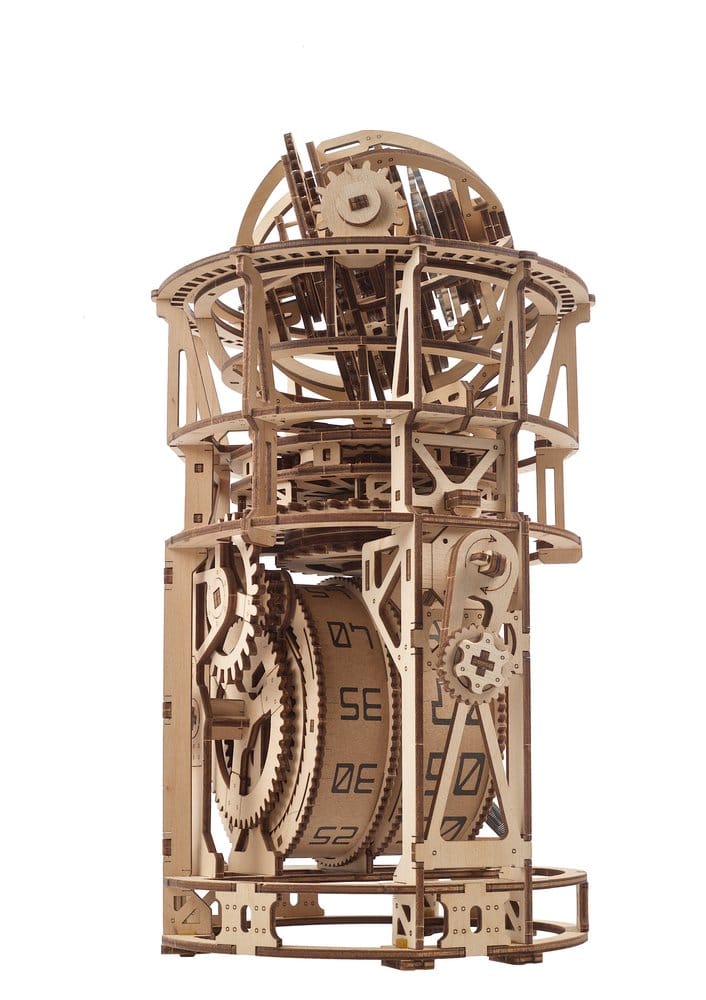 Ugears 3D-Holzpuzzle Tourbillon-Tischuhr Sternengucker Image 10