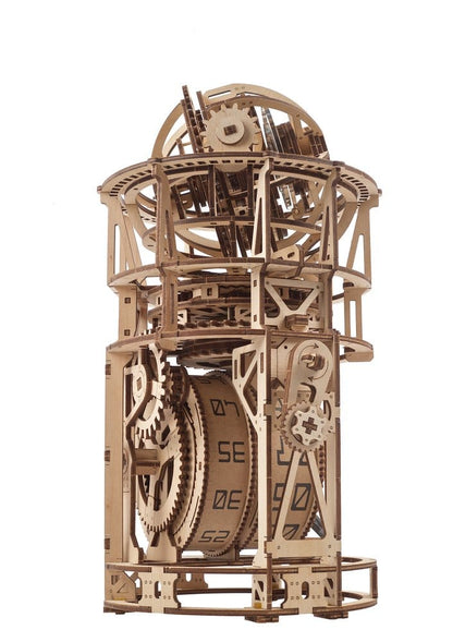 Ugears 3D-Holzpuzzle Tourbillon-Tischuhr Sternengucker Image 10