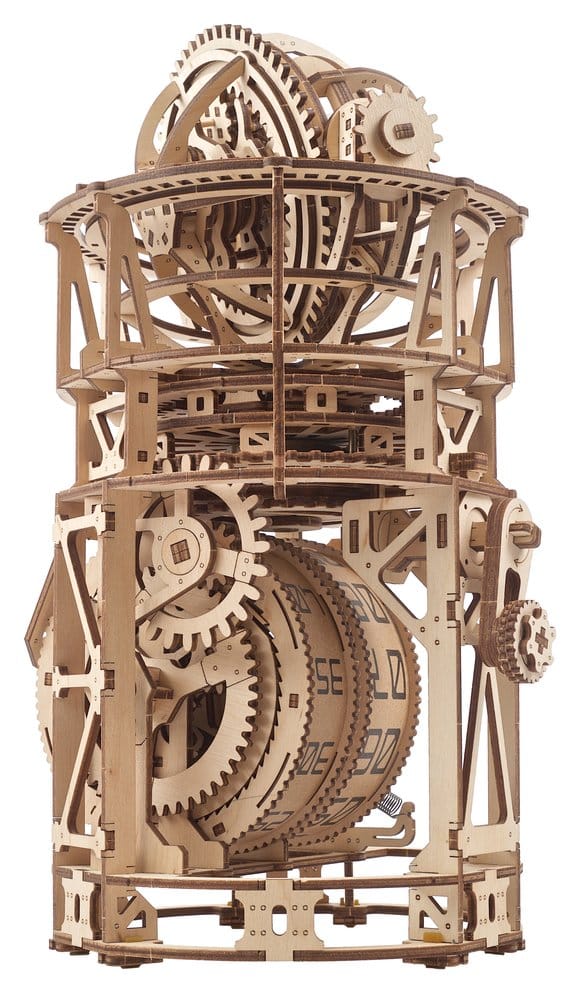 Ugears 3D-Holzpuzzle Tourbillon-Tischuhr Sternengucker Image 12