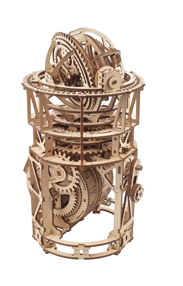 Ugears 3D-Holzpuzzle Tourbillon-Tischuhr Sternengucker Image 13