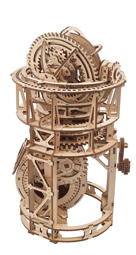 Ugears 3D-Holzpuzzle Tourbillon-Tischuhr Sternengucker Image 15