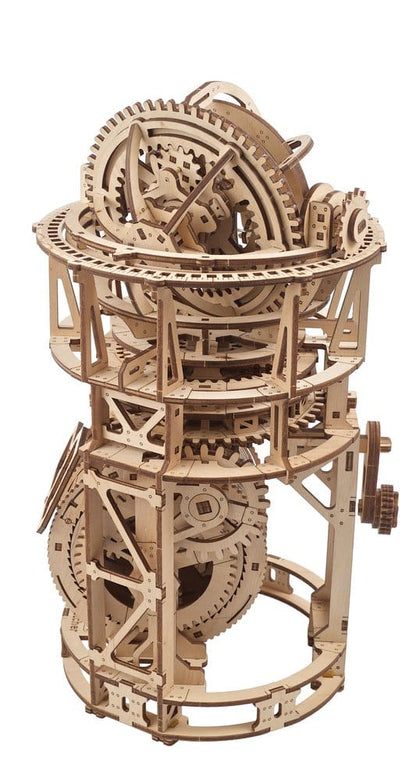Ugears 3D-Holzpuzzle Tourbillon-Tischuhr Sternengucker Image 15