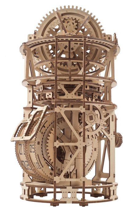 Ugears 3D-Holzpuzzle Tourbillon-Tischuhr Sternengucker Image 16