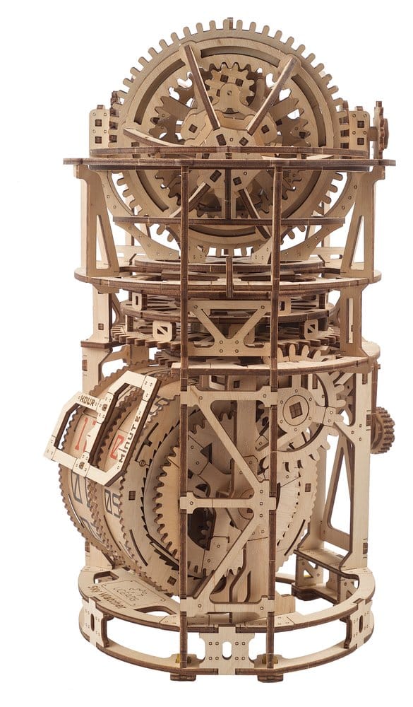 Ugears 3D-Holzpuzzle Tourbillon-Tischuhr Sternengucker Image 17