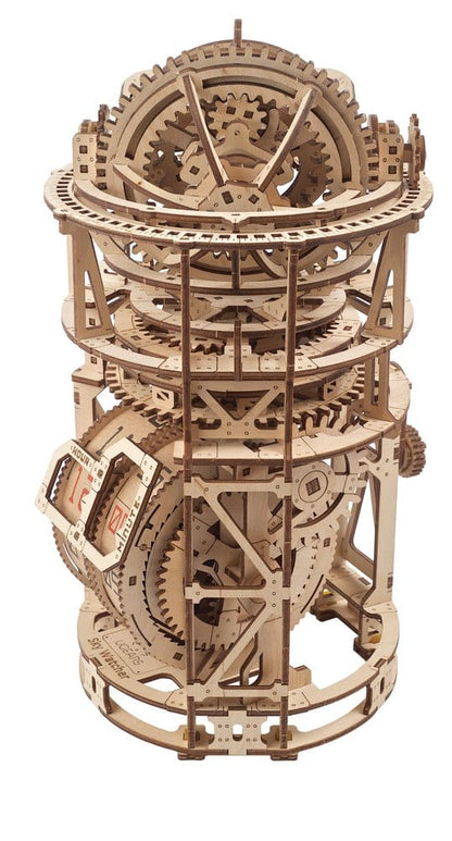 Ugears 3D-Holzpuzzle Tourbillon-Tischuhr Sternengucker Image 18