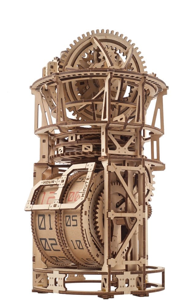 Ugears 3D-Holzpuzzle Tourbillon-Tischuhr Sternengucker Image 19