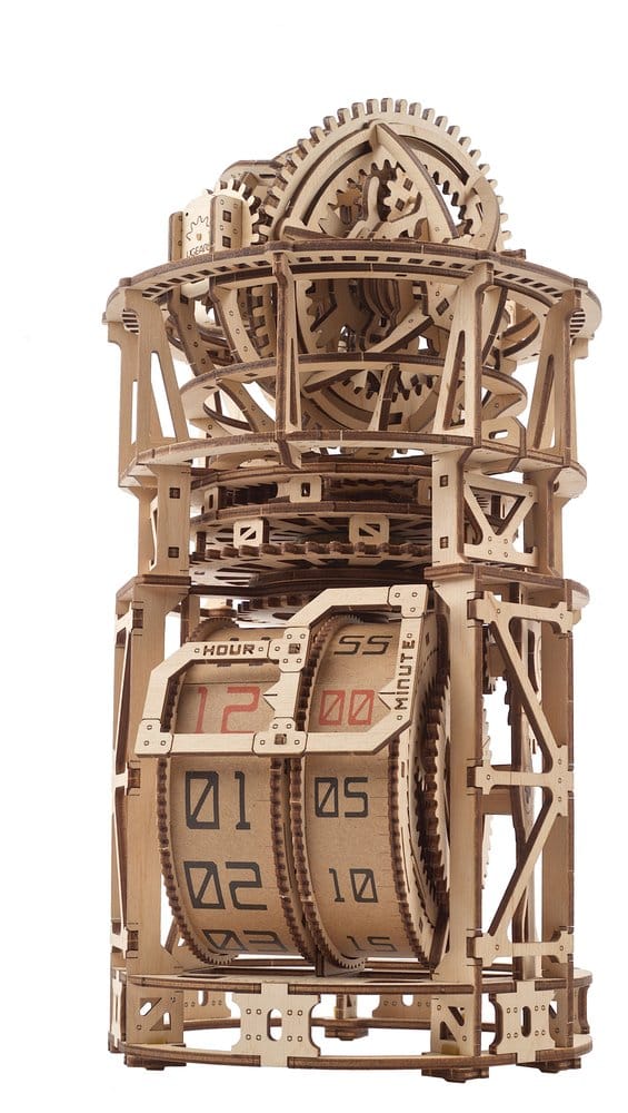 Ugears 3D-Holzpuzzle Tourbillon-Tischuhr Sternengucker Image 21