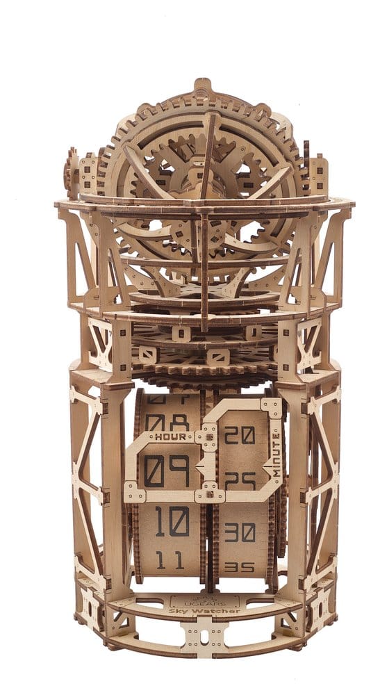 Ugears 3D-Holzpuzzle Tourbillon-Tischuhr Sternengucker Image 24