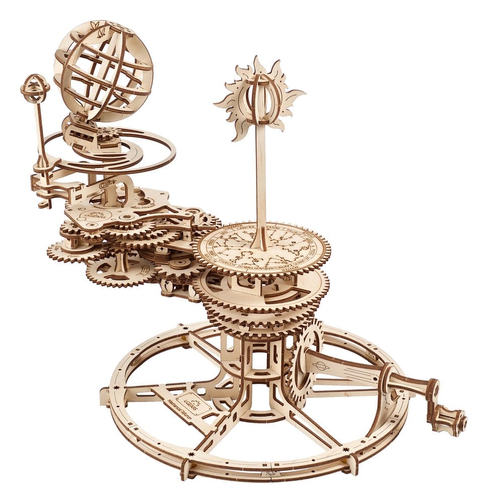 Ugears 3D-Holzpuzzle Mechanisches Tellurium Image 1