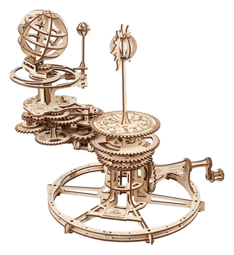 Ugears 3D-Holzpuzzle Mechanisches Tellurium Image 2