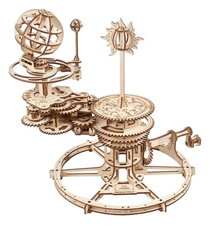 Ugears 3D-Holzpuzzle Mechanisches Tellurium Image 3