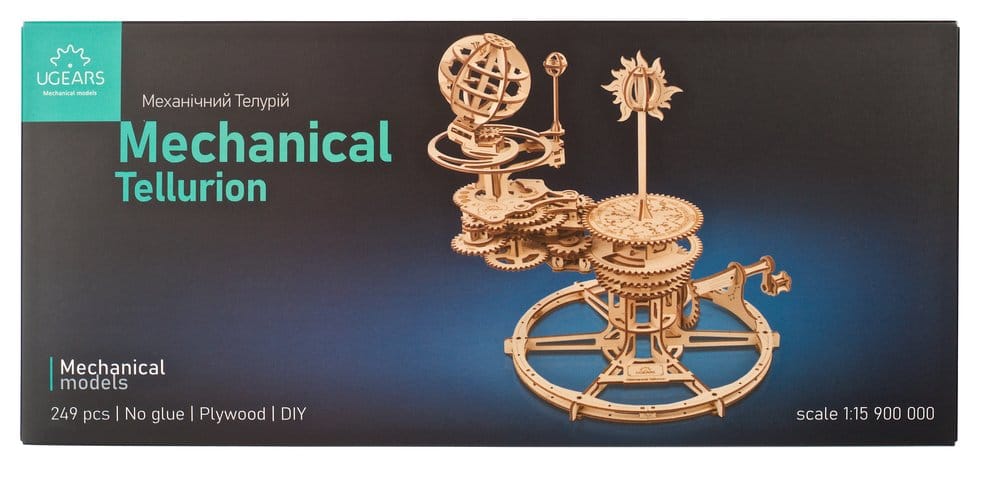 Ugears 3D-Holzpuzzle Mechanisches Tellurium Image 24