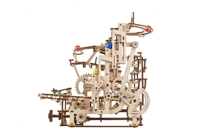 Ugears 3D-Holzpuzzle Murmelbahn mit Stufenwinde Image 8