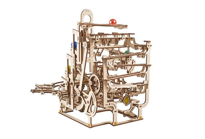 Ugears 3D-Holzpuzzle Murmelbahn mit Stufenwinde Image 16