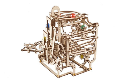 Ugears 3D-Holzpuzzle Murmelbahn mit Stufenwinde Image 17