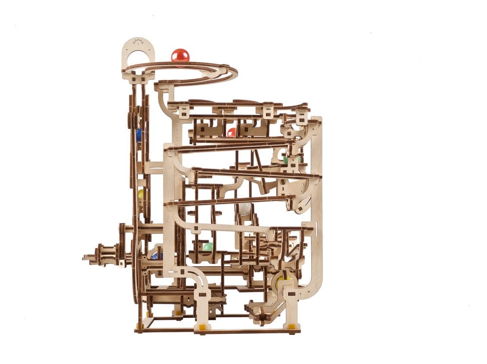 Ugears 3D-Holzpuzzle Murmelbahn mit Stufenwinde Image 19