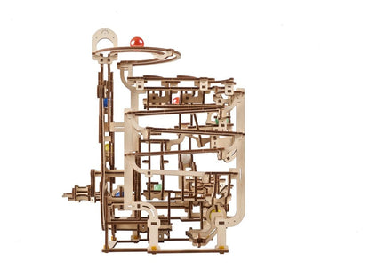 Ugears 3D-Holzpuzzle Murmelbahn mit Stufenwinde Image 19