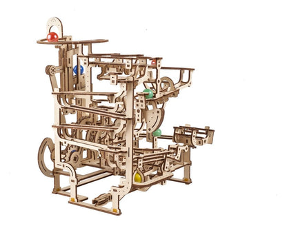Ugears 3D-Holzpuzzle Murmelbahn mit Stufenwinde Image 20