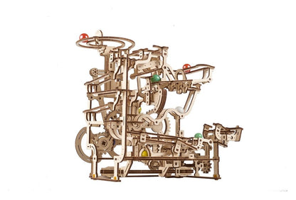 Ugears 3D-Holzpuzzle Murmelbahn mit Stufenwinde Image 21