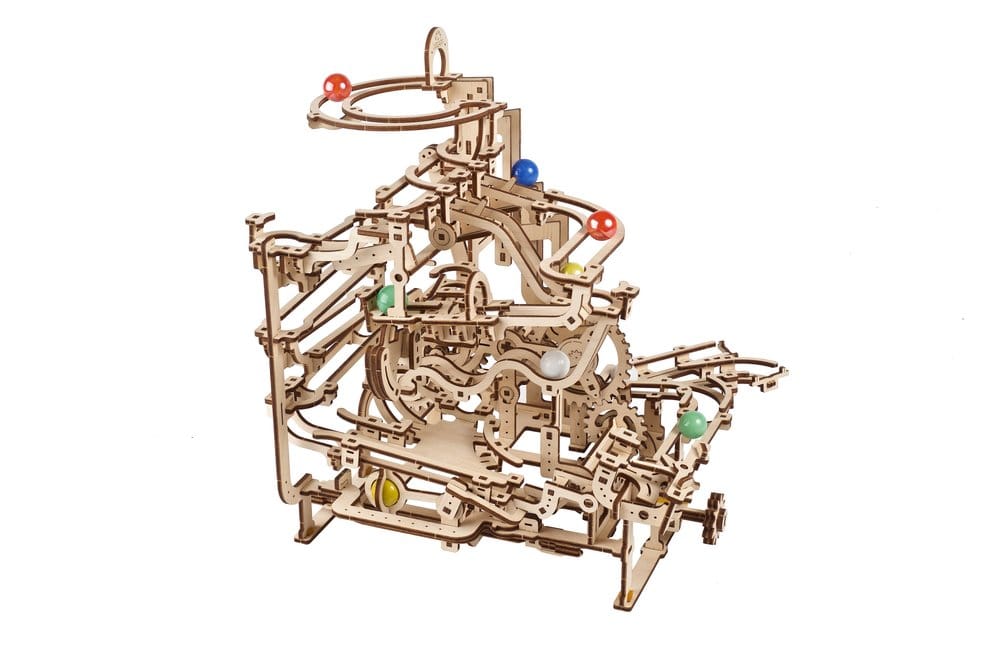 Ugears 3D-Holzpuzzle Murmelbahn mit Stufenwinde Image 22