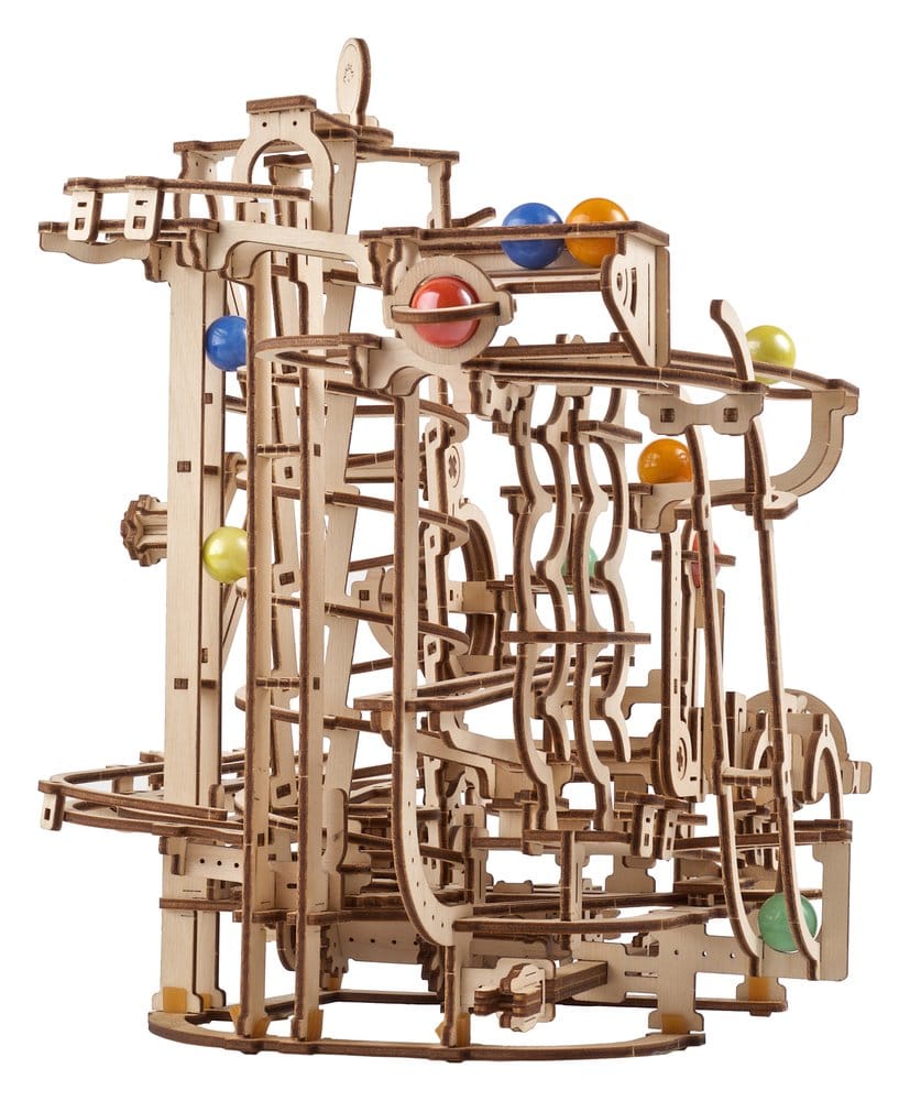 Ugears 3D-Holzpuzzle Murmelbahn mit Spiralaufzug Image 7