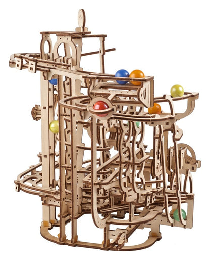 Ugears 3D-Holzpuzzle Murmelbahn mit Spiralaufzug Image 8