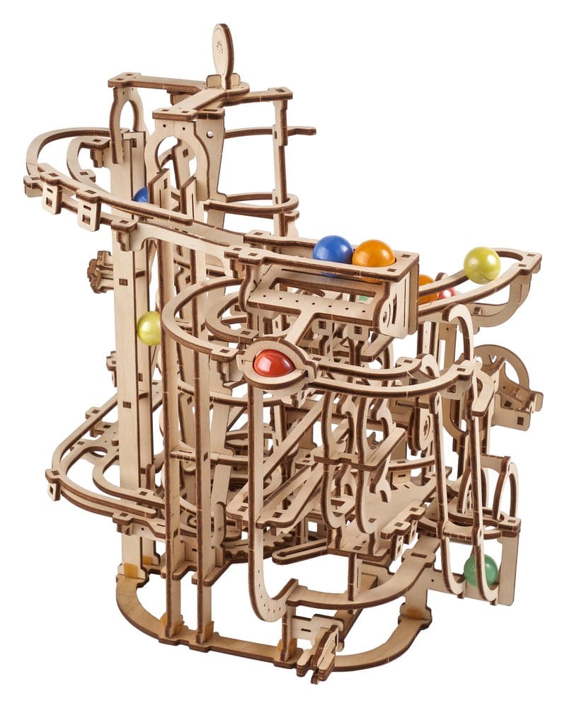 Ugears 3D-Holzpuzzle Murmelbahn mit Spiralaufzug Image 9