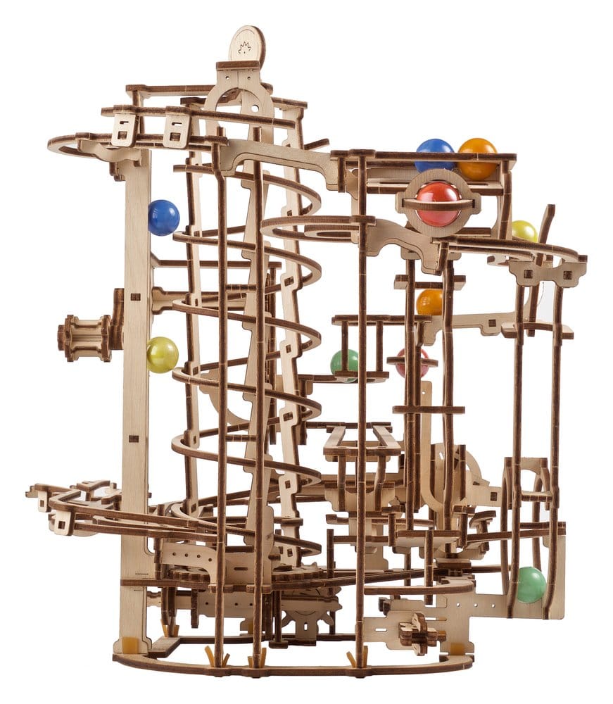 Ugears 3D-Holzpuzzle Murmelbahn mit Spiralaufzug Image 10