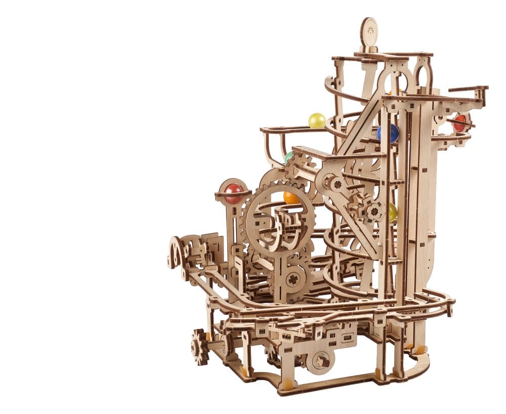 Ugears 3D-Holzpuzzle Murmelbahn mit Spiralaufzug Image 18