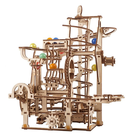 Ugears 3D-Holzpuzzle Murmelbahn mit Spiralaufzug Image 21