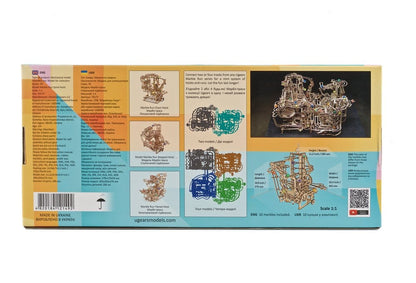 Ugears 3D-Holzpuzzle Murmelbahn mit Spiralaufzug Image 25