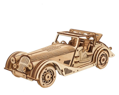 Ugears 3D-Holzpuzzle Sportwagen Flinke Maus Image 1