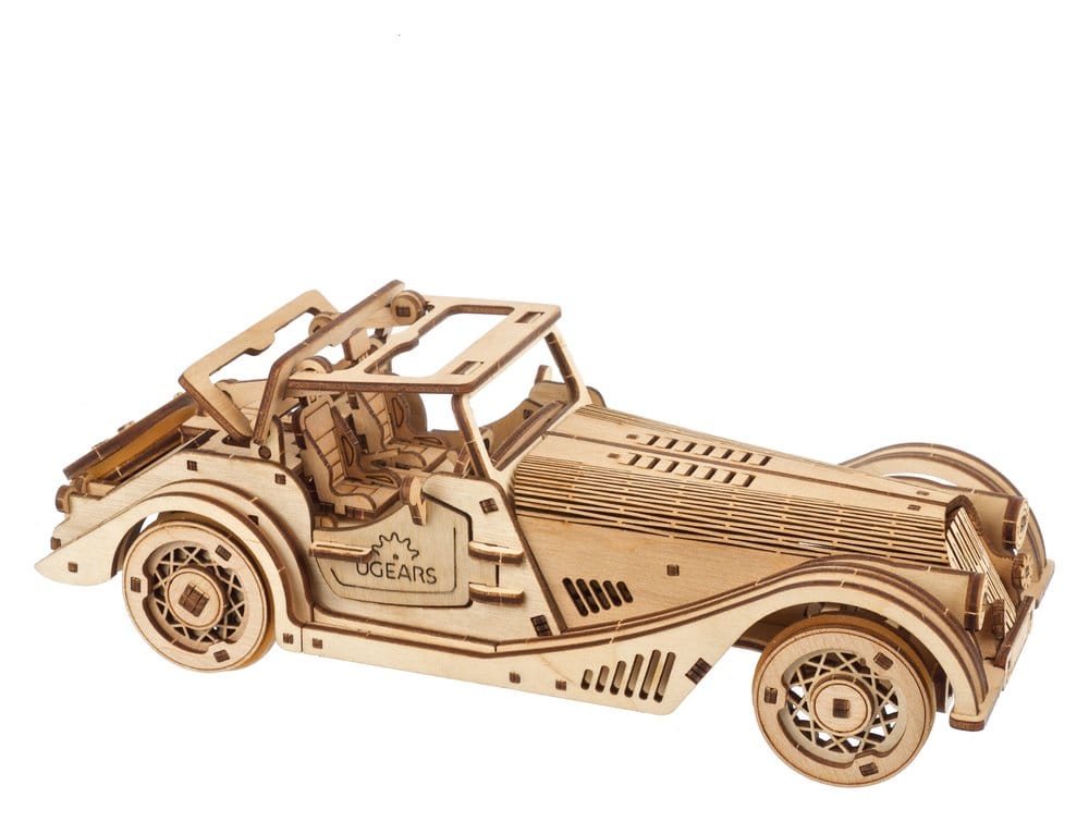 Ugears 3D-Holzpuzzle Sportwagen Flinke Maus Image 10