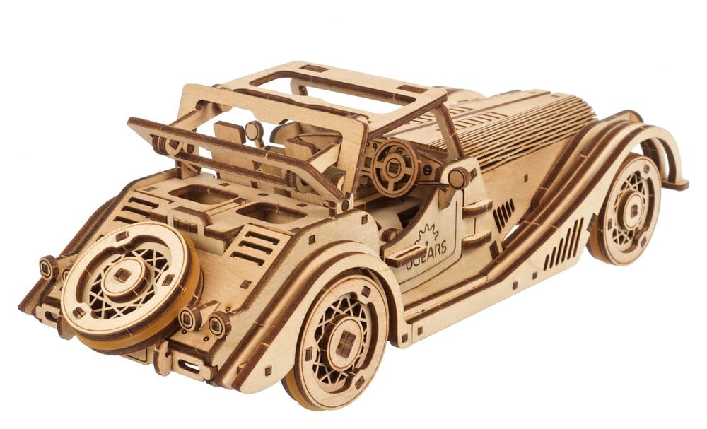 Ugears 3D-Holzpuzzle Sportwagen Flinke Maus Image 14