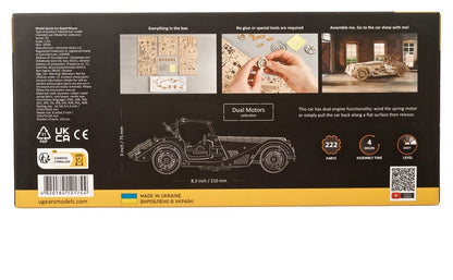 Ugears 3D-Holzpuzzle Sportwagen Flinke Maus Image 25