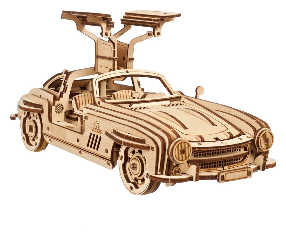 Ugears 3D-Holzpuzzle Flügeltüren-Sportcoupé Image 1