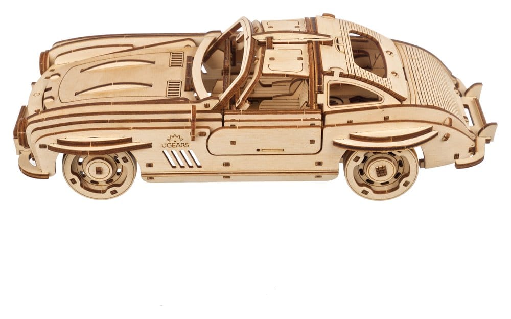 Ugears 3D-Holzpuzzle Flügeltüren-Sportcoupé Image 6