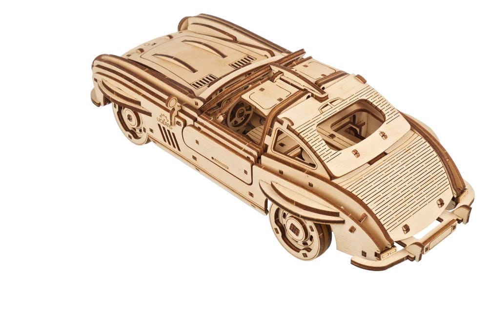 Ugears 3D-Holzpuzzle Flügeltüren-Sportcoupé Image 8