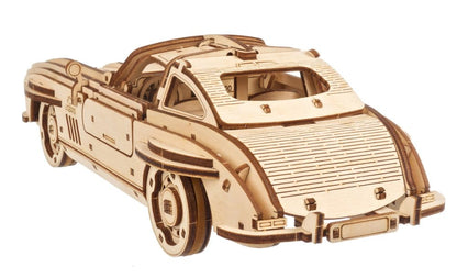 Ugears 3D-Holzpuzzle Flügeltüren-Sportcoupé Image 9