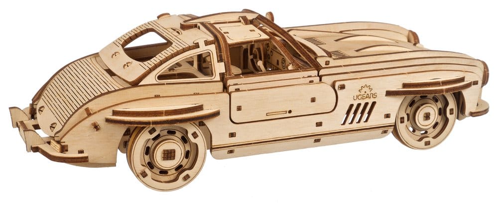 Ugears 3D-Holzpuzzle Flügeltüren-Sportcoupé Image 14