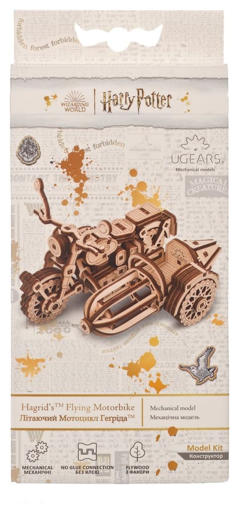 Harry Potter 3D-Holzpuzzle Hagrids fliegendes Motorrad Image 2