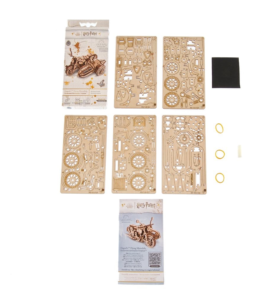 Harry Potter 3D-Holzpuzzle Hagrids fliegendes Motorrad Image 4