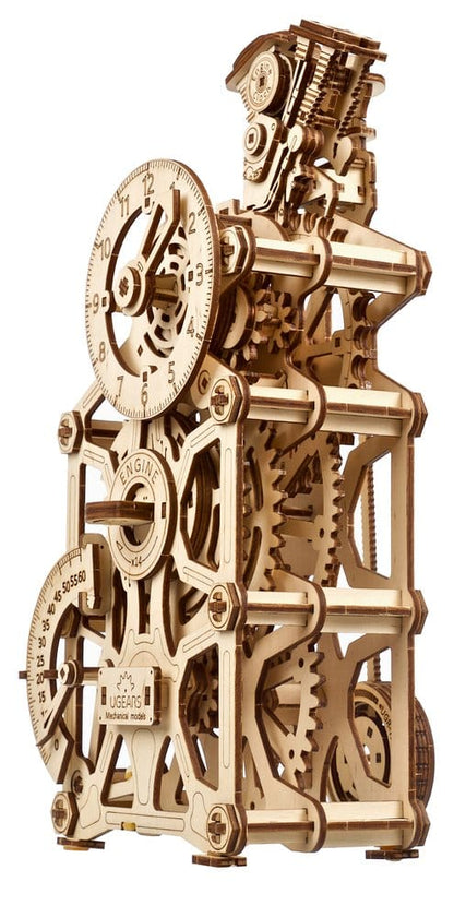 Ugears 3D-Holzpuzzle Motoren-Uhr Image 5
