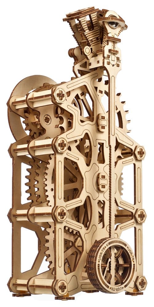 Ugears 3D-Holzpuzzle Motoren-Uhr Image 10
