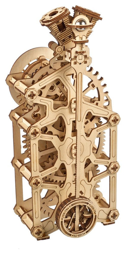Ugears 3D-Holzpuzzle Motoren-Uhr Image 11